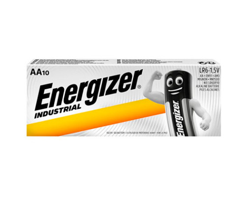 Батарейка Energizer "Industrial" AA (LR6) алкалиновая 10 шт\упак