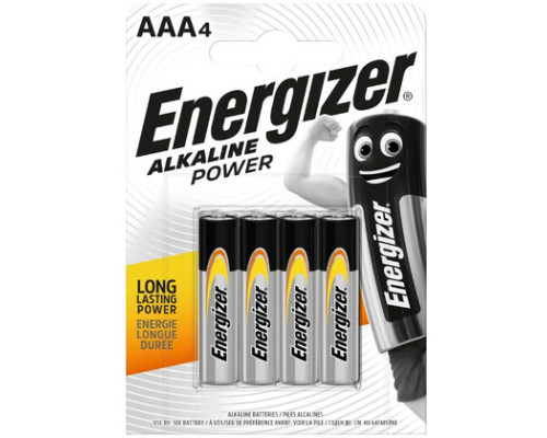 Батарейка Energizer "Industrial" AAA (LR03) алкалиновая 4 шт\упак