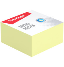 Блок бумаги для заметок Berlingo "Standard" 9*9*4,5см, желтый