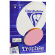 Бумага цветная Clairefontaine "Trophée" А4, 80г/м2, 100л. пастель розовый