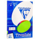 Бумага цветная Clairefontaine "Trophée" А4, 80г/м2, 100л. интенсив зеленый