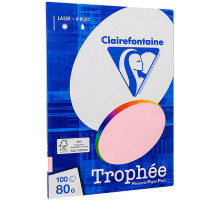 Бумага цветная Clairefontaine "Trophée" А4, 80г/м2, 100л. пастель ассорти