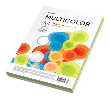 Бумага цветная OfficeSpace "Multicolor", А4, 80г/м², 200л., (10 цветов)