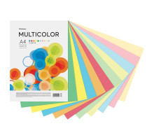 Бумага цветная OfficeSpace "Multicolor", А4, 80г/м², 200л