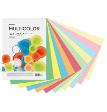 Бумага цветная OfficeSpace "Multicolor", А4, 80г/м², 200л