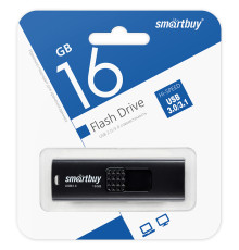 Флеш накопитель Smart Buy "Fashion" 16GB, USB 3.0 Flash Drive, черный