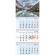 Календарь настенный "Surgiva" на 3-х спиралях на 2024 год. Праздники РБ