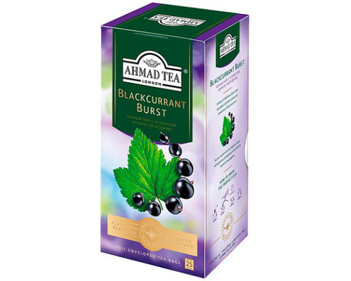 Чай черный "Ahmad Tea" Blackcurrant Burst 25 пак.