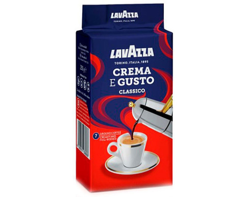 Кофе молотый "Lavazza" Crema e Gusto 250 гр