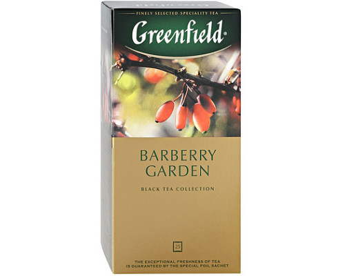 Чай черный "Greenfield" Berberry Garden 25 пак.