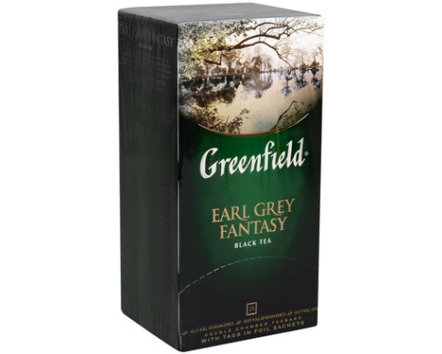 Чай черный "Greenfield" Earl Grey Fantasy 25 пак.