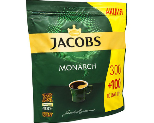 Кофе растворимый "Jacobs" Monarch 400 гр