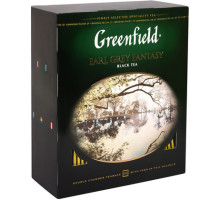 Чай черный "Greenfield" Earl Grey Fantasy 100 пак.