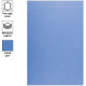 Обложка А4 OfficeSpace "Кожа" 230г/кв.м, синий картон, 100л.