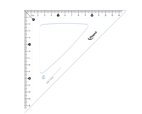 Треугольник 14см 45°