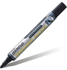 Маркер перманентный Pentel "Maxiflo" NLF50 черный, пулевидный, 4.5мм