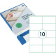 Самоклеящиеся этикетки Rillprint А4 100л. 105*57 (10 делений)