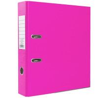 Папка-регистратор OfficeStyle 75мм ПВХ ЭКО розовый