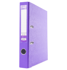 Папка-регистратор Deli 50мм ПВХ ЭКО фиолетовый