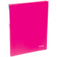 Папка-скоросшиватель с пружинным скоросшивателем Berlingo "Neon", 17мм, 700мкм, неоновая розовая