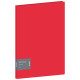 Папка-скоросшиватель с пружинным скоросшивателем Berlingo "Soft Touch", 17мм, 700мкм, красная, с внутр. карманом