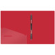 Папка-скоросшиватель с пружинным скоросшивателем Berlingo "Soft Touch", 17мм, 700мкм, красная, с внутр. карманом