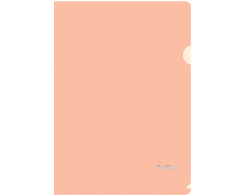 Папка-уголок Berlingo "Starlight", А4, 180мкм, прозрачная оранжевая