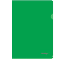 Папка-уголок Berlingo, А4, 180мкм, непрозрачная зеленая
