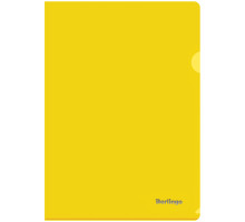 Папка-уголок Berlingo, А4, 180мкм, непрозрачная желтая