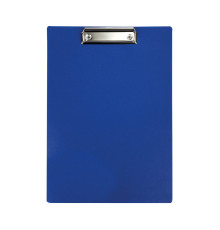 Папка-планшет с зажимом СТАММ А4, 1000 мкм, пластик, синий