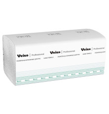Полотенца бумажные лист Veiro Professional Basic KV104 (V-сл) 1-слойные 250л/пач 21*21.6