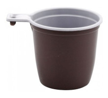 Чашка кофейная пластиковая 200 мл, 50 шт/упак