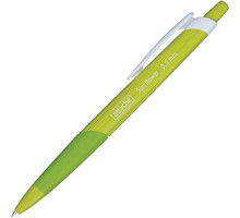 Ручка шариковая Attache "Sun Flower" синяя, 0.5мм, зелёный корпус