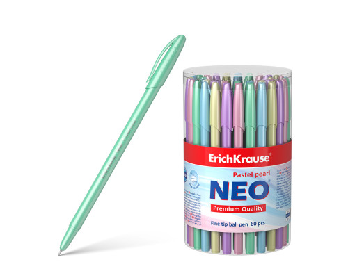 Ручка шариковая ErichKrause Neo® Stick Pastel 0.7, Super Glide Technology, цвет чернил синий