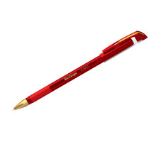 Ручка шариковая Berlingo "xGold" красная, 0,7мм, игольчатый стержень, грип