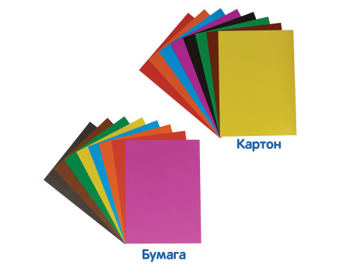 Набор А4 цв. мелов. картона, 8л., 8цв. и цв. двустор. офсет. бумаги, 8л., 8цв., Мульти-Пульти "Приключения Енота"
