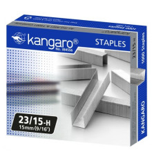 Скобы для степлера №23/15 Kangaro сталь 1000 шт