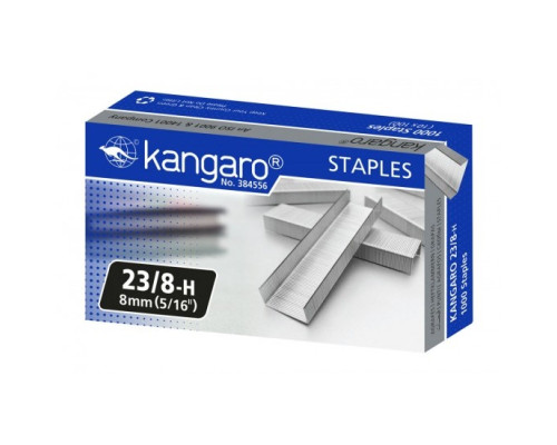 Скобы для степлера №23/8 Kangaro сталь 2000шт