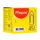 Скрепки 45мм Maped 